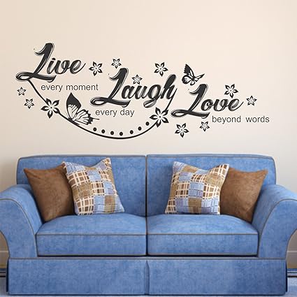 Luke and Lilly Quotes Design Vinyl Wall Sticker (130 * 50cm)