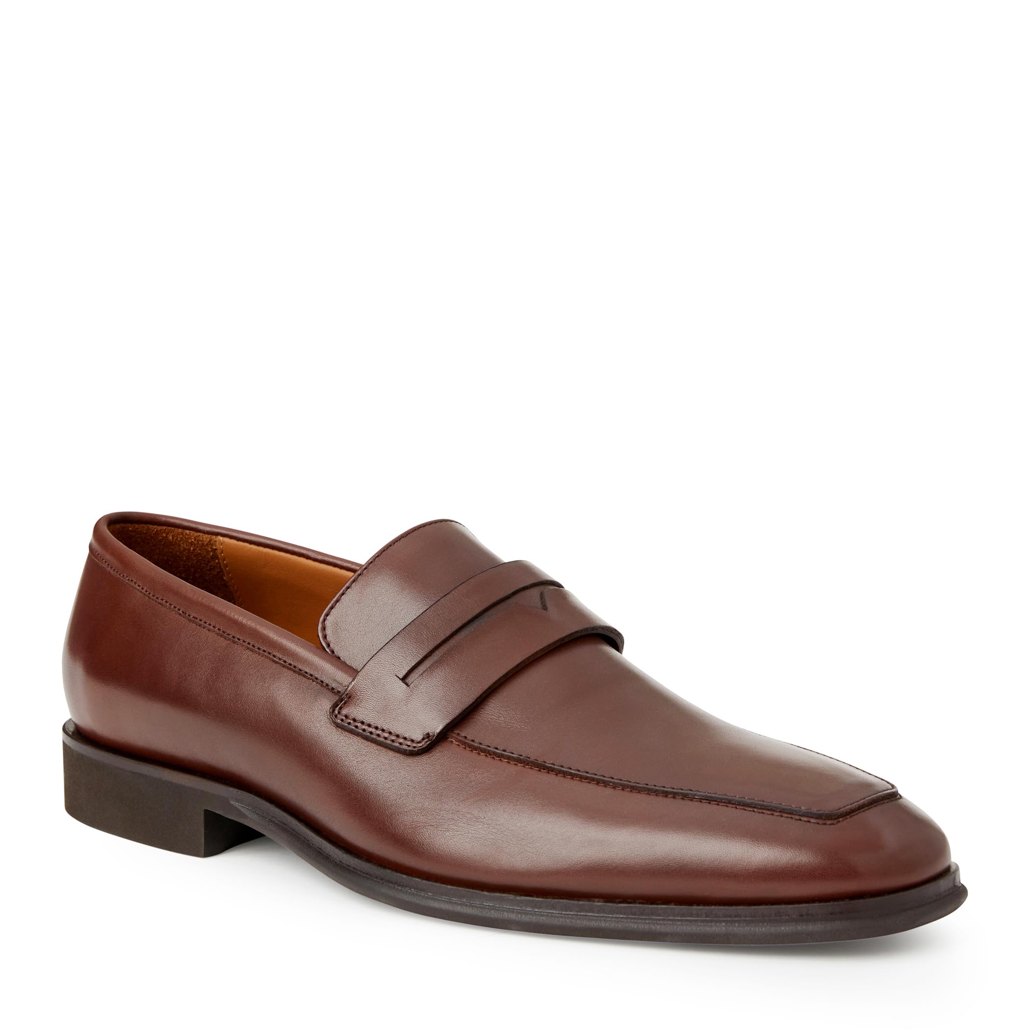 Photo 1 of Bruno Magli - Men's Raging Penny Loafers, Luxurious Leather, Removable Footbed, Almond Toe (Cognac, 10.5 M)