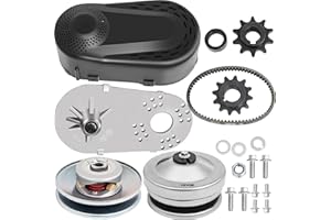 VEVOR Torque Converter CVT 2HP-7HP 3/4" Go Kart Clutch 212CC 30 Series Mini Bike 10T #40 41 Chain and 12T #35 Replacement Set TAV2 30-75 218353A Manco CVT Clutch Small Engine Drive Belt
