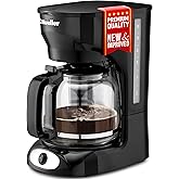 Mueller 12-Cup Drip Coffee Maker - Borosilicate Carafe, Auto-Off, Reusable Filter, Anti-Drip, Keep-Warm Function, Clear Water