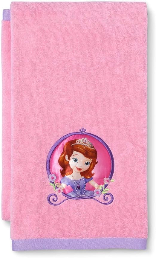 Amazon Com Sofia The First Sofia Scrolls Bath Towel Home Kitchen