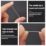 YuZhou 100 PCS Large Eye Blunt Needles 40 mm Threader Set for Hand Sewing view 6