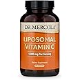 Dr. Mercola Liposomal Vitamin C Dietary Supplement, 1,000mg per Serving, 90 Servings (180 Capsules), Immune Support, Non GMO,