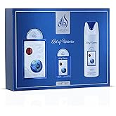 Lattafa Pride Art of Universe – Citrus, Fruity, Sweet, Amber – 3-Piece Gift Set for Unisex (3.4 oz Eau de Parfum Spray + 0.65 oz Eau de Parfum Spray + 6.67 oz Deodorant Spray)