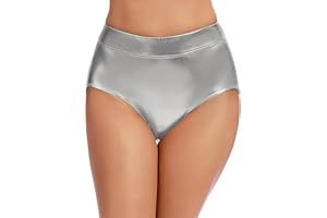 Wildarms Women’s Metallic Booty Shorts Shiny Rave Bottoms High Waisted Festival Dance Mardi Gras Shorts Hot Pants