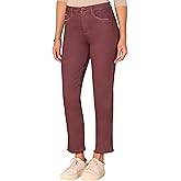 Ab"solution High Rise Cascading "D" Pocket Slim Straight Jeans