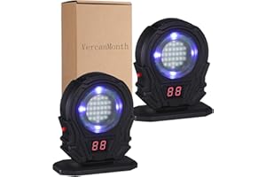 VercanMonth 2 Pcs Dry Fire Laser Training System Portable Trainer and Counting Laser Targets for Dry Fire Shooting Practice