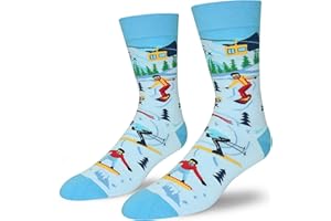 GOLIN If You Can Read This Funny Socks, Novelty Beer Hockey Golfing Gaming Racing Skiing Pickleball Lovers Christmas Gift