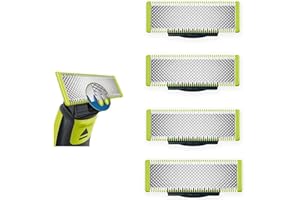 Replacement Trimmer Blades compatible with Philips One 1 Blade Electric Shaver QP220/50, QP220/51, QP420/60, QP230/50, 4-Pack