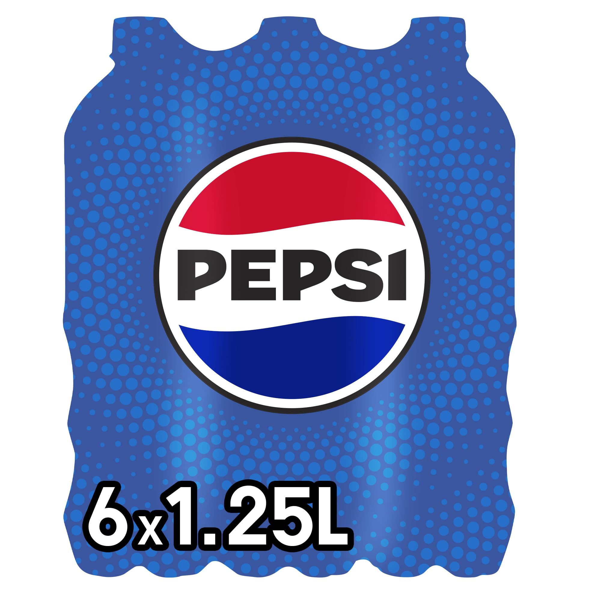 pepsi Original, Koffeinhaltige Cola in Flaschen, EINWEG (6 x 1.25 l) (Verpackungsdesign kann abweichen) 3
