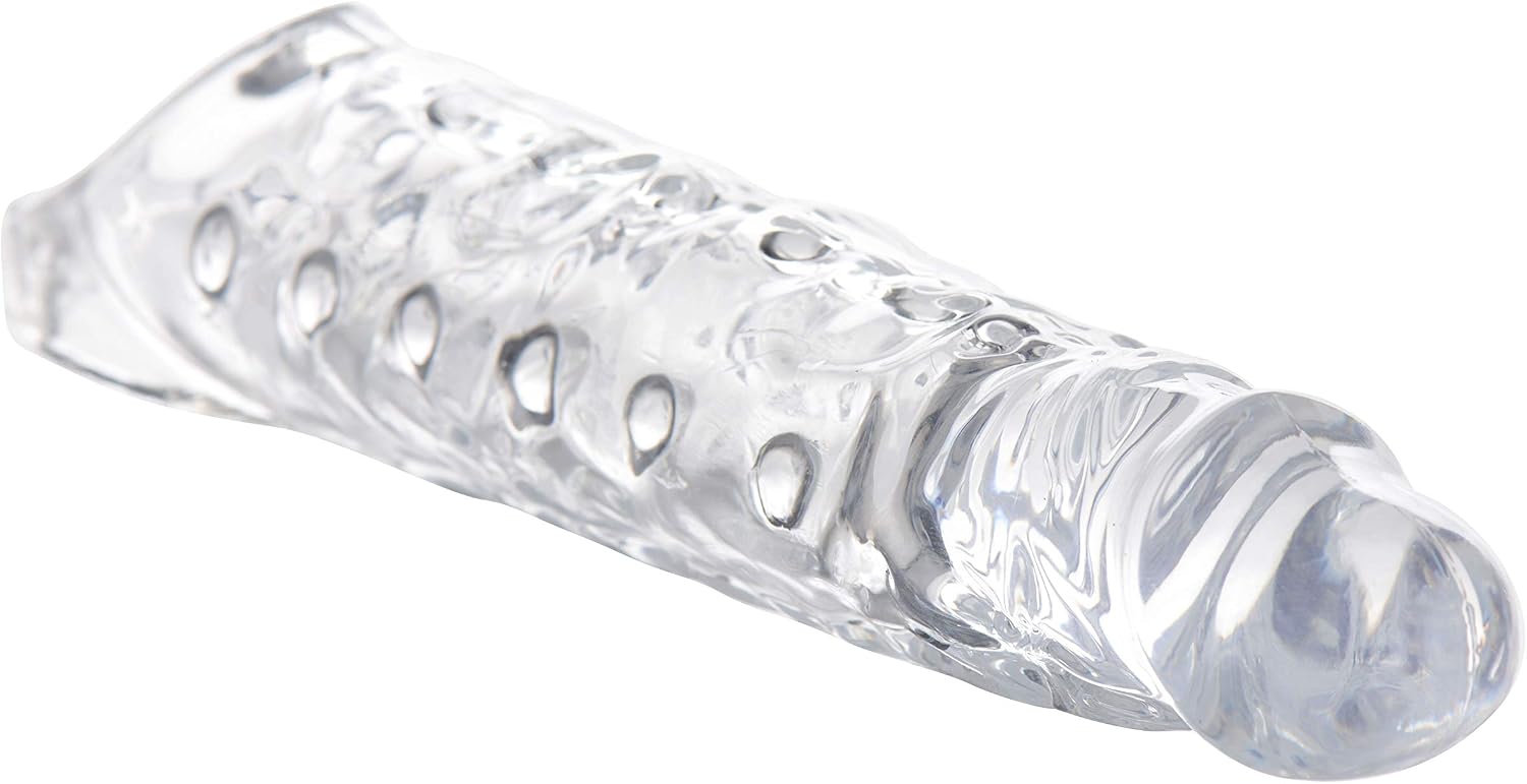 Size Matters Extender Penis Sleeve with Nubs, Clear