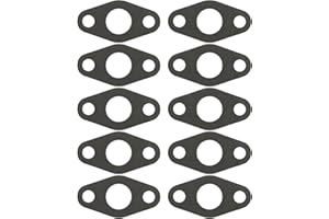 Tyenaza 10Pcs Turbo Gasket, Turbo Oil Drain Return Gasket Excellent Sealing Paper High Toughness Oil Drain Gaskets for T3 T4 Turbocharger