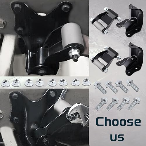 Rear Shackles Ford Ranger Spring Shackles FEXON Rear Hanger Bracket Kit Compatible With Ford M 542241