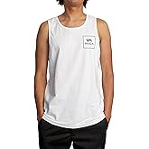 RVCA Men's Graphic Sleeveless Tank Top, 100% Cotton Shirt for a Comfortable Fit, Features Tagless Back Label