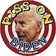 SIGNCHAT Joe Biden Target Toilet Urinal (Piss On Biden) by Wizzstickers Metal Sign 12x12 inch
