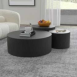 KEVINSPACE Modern Coffee Table Set, 3-Piece