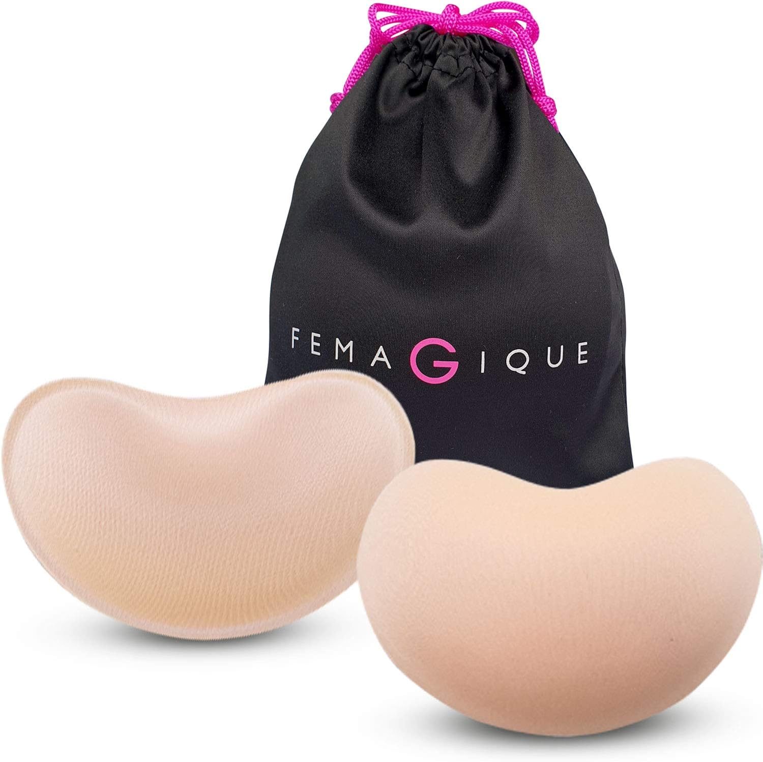 FEMAGIQUE Push Up Breast Pads Thick Lightweight Cleavage Enhancement