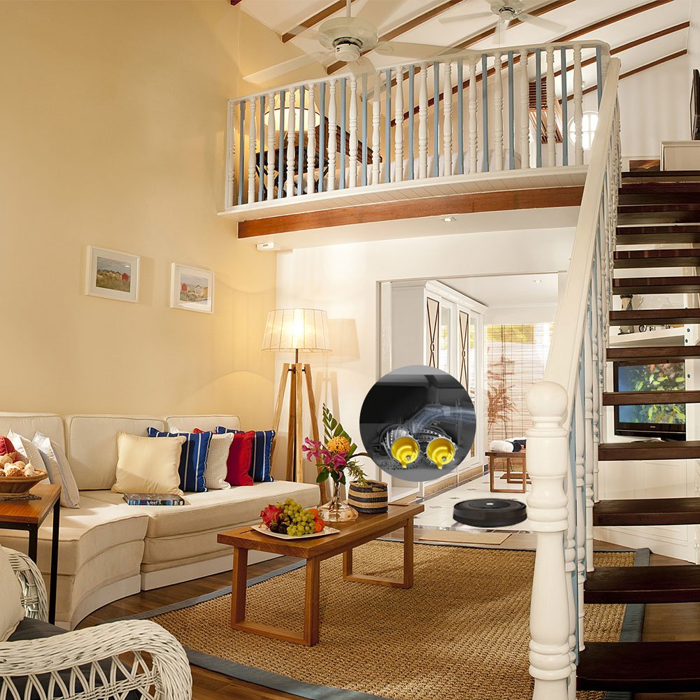 ABC life Replacement Parts for iRobot Roomba 800/900 Series Vacuum Cleaning Robots Accessories include 3 Filter 3 Side Brush 2 Tangle-Free Debris Extractor