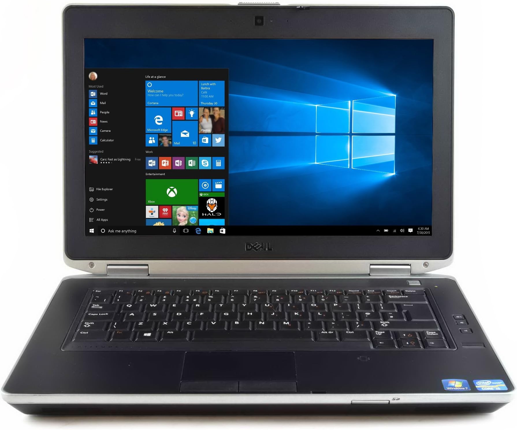 Dell 15.6-Inch Latitude E5540 LED Notebook - (Black) (Intel i5-4300u 1.6 GHz Processor, 8 GB RAM, 240 GB SDD, Microsoft Windows 10 professional