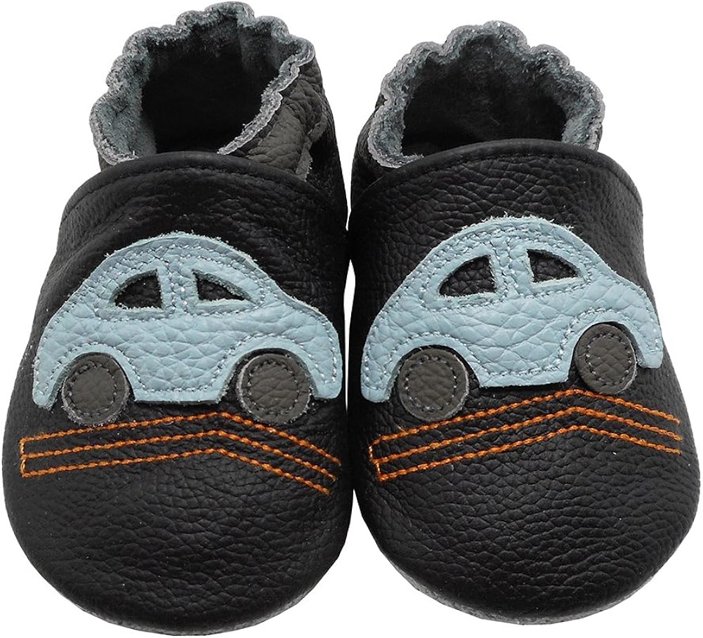  | YALION Baby Boys Girls Shoes Crawling Slipper Toddler Infant Soft Leather First Walking Moccasins | Slippers