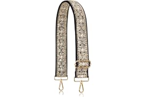 A ALLZEDREAM ALLZEDREAM Purse Strap Crossbody Replacement Handbag Shoulder Bag 2" Wide Adjustable Embroidered Lace Sequins