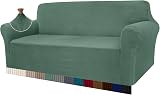 Granbest 3 Seater Sofa Cover High Stretch Non Slip Jacquard Green