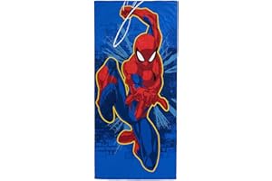 Jay Franco Marvel Spiderman Kids Bath Pool Beach Towel - Super Soft & Absorbent Avengers 100% Cotton Towel, Measures 28 x 58