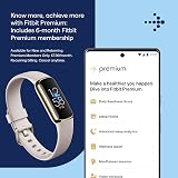 Fitbit Luxe Activity Tracker Lunar White Soft Gold Stainless Steel view 5