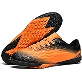 DEORUMN Mens Indoor Soccer Shoes Youth Futsal Shoes Turf Trainer Soccer Shoes