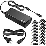 ZOZO 90W 15V 16V 18.5V 19V 19.5V 20V AC Laptop Power Adapter Charger Multi Tips for HP Dell Toshiba IBM Lenovo Acer ASUS Samsung Sony Fujitsu Gateway Notebook Ultrabook Chromebook Supply Cords