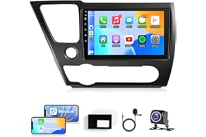 Naifay Android Car Radio for Honda Civic (Non-J.B.L Version) 2013 2014 2015 2016 2017 Stereo with CarPlay Android Auto, 9inch Touch Screen for Civic Car Stereo Bluetooth GPS WiFi SWC+MIC Can Bus