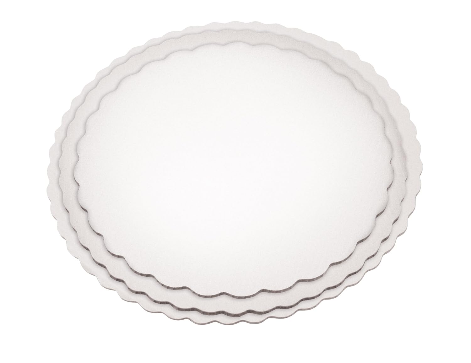 Fox Run 55434 Reusable Plastic Cake Boards, 10/12/14Inch