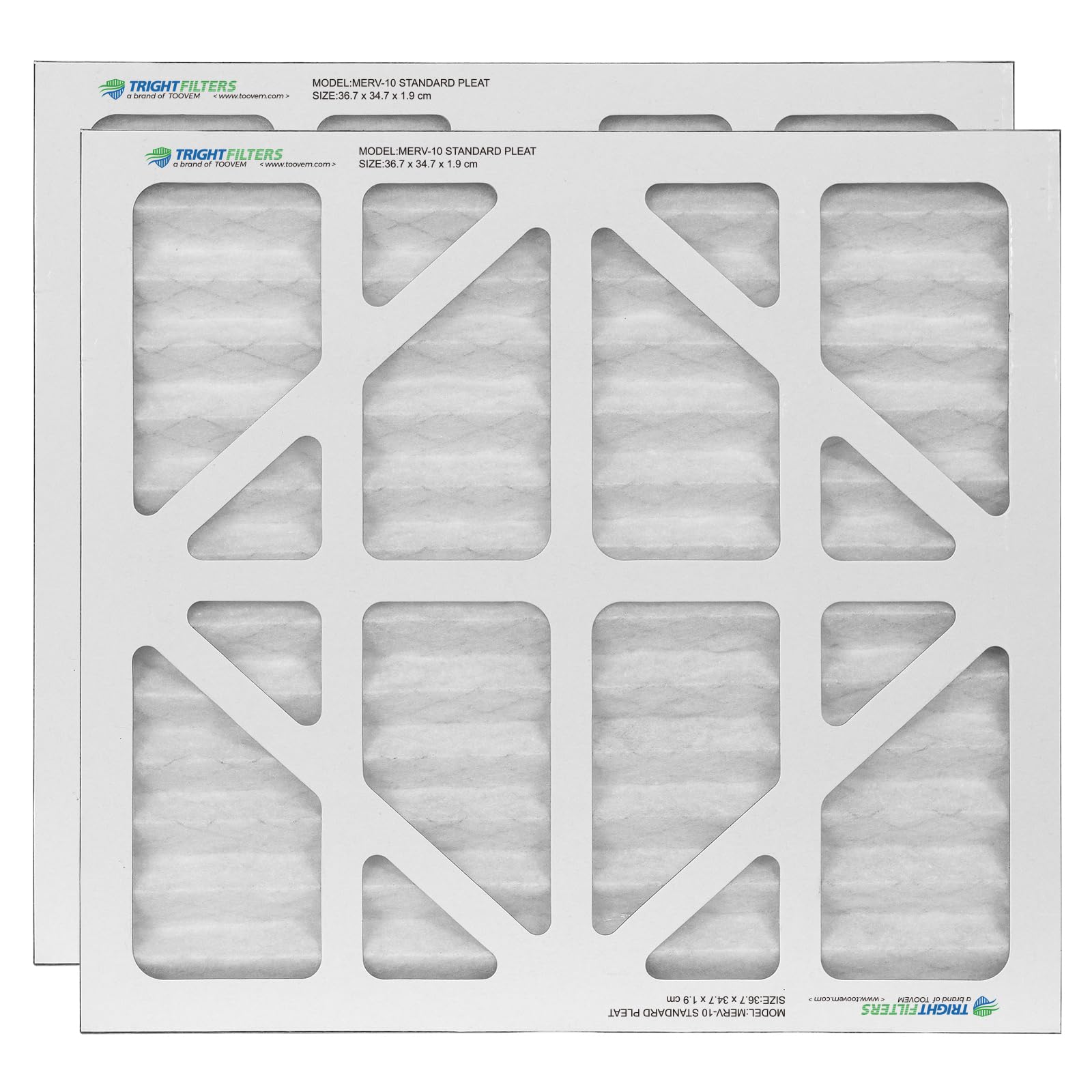 ALORAIR 2-Pack MERV-10 Air Filter for PureAiro HEPA Pro/PureAiro HEPA Max Air Scrubber, 14.3x13.6x0.79(available for 770, 870, 970)