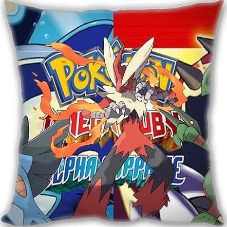 Amazon カスタマイズpokamonオメガルビーアルファサファイアとソファークッションfor Leaning Onの漫画枕 枕内側は含ま 枕 抱き枕 オンライン通販