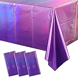 3 Pack Ombre Iridescent Pink and Purple Plastic