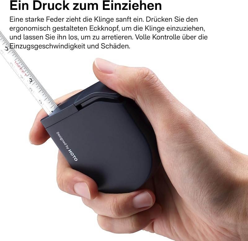 Einziehbares Maßband 3M/10 Ft Selbst-Arretierendes Bandmaß