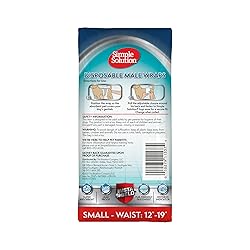 Simple Solution Disposable Dog Diapers Wraps for