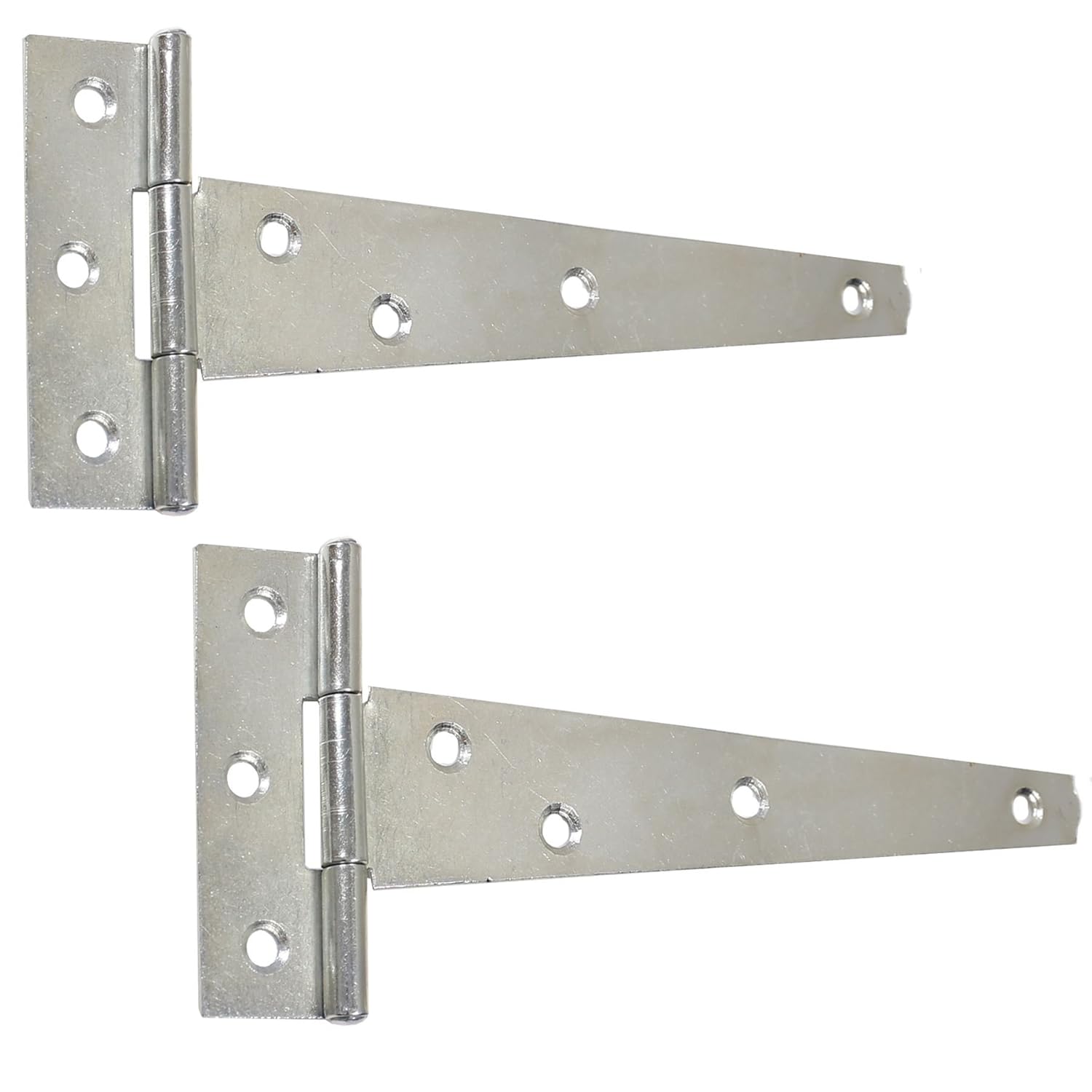 10x Pairs of Galvanised 150mm/6" Tee Hinges Heavy Duty Garden Gate