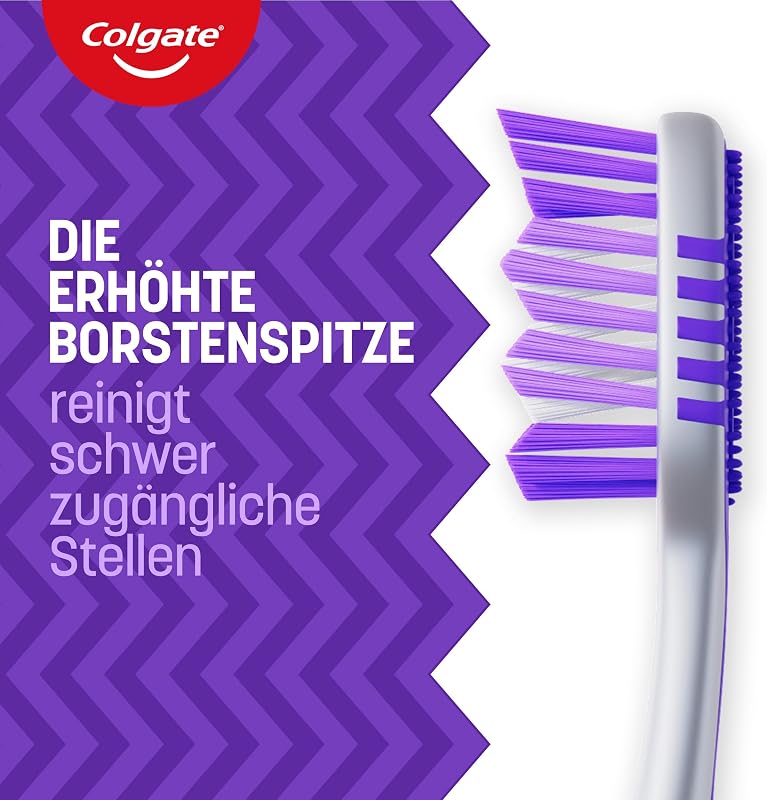 Zahnbürste ZigZag, Mittel, 6 Stück