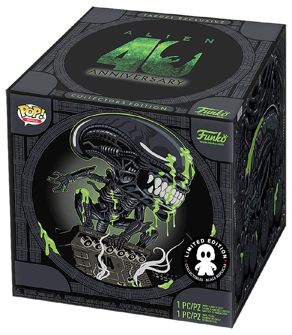 Funko Alien POP! Figure + T-Shirt Set - Xenomorph (M), Black