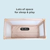 My Babiie Travel Cot Blush Pink Lightweight Foldable 0+ 15kg view 5