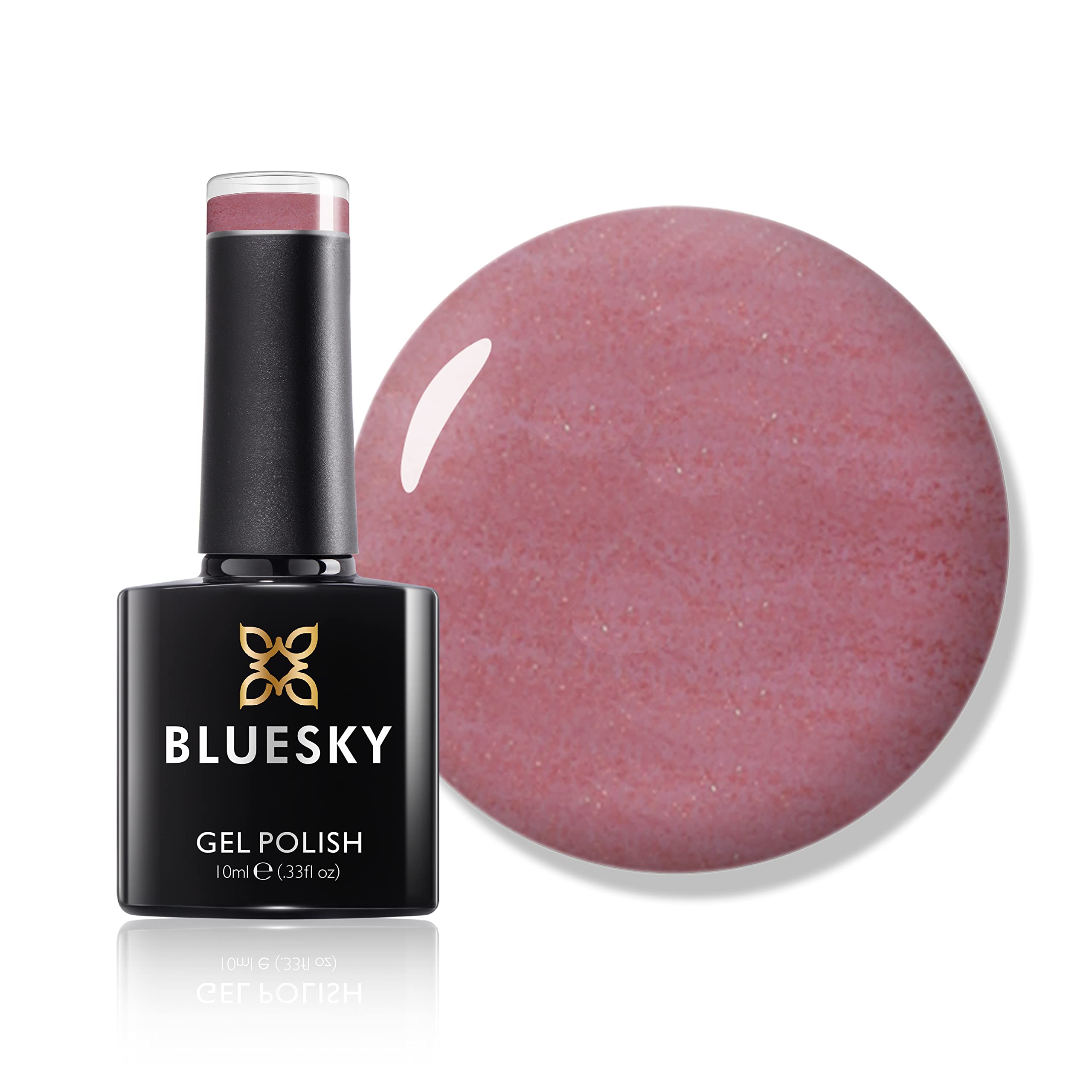 BLUESKY Gel Nail Polish, Amelia SS1903, Pink, Long Lasting, Chip Resistant, 10 ml (Requires Drying Under UV LED Lamp)