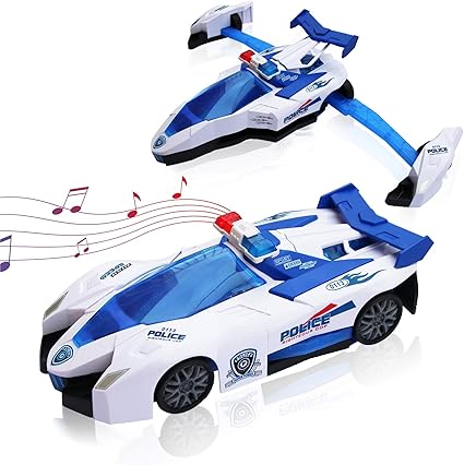 Transforming Car Toy, Police Vehicles 