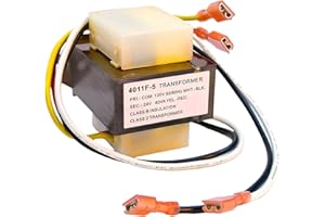 Fesasn 46-24124-06 HVAC Transformer, Replacement HVAC Transformer 120 to 24V 40VA Channel 2 Hole Mount, Compatible with Rheem Basler Electric Furnaces BE161640GDD 29M7101 4011F-5