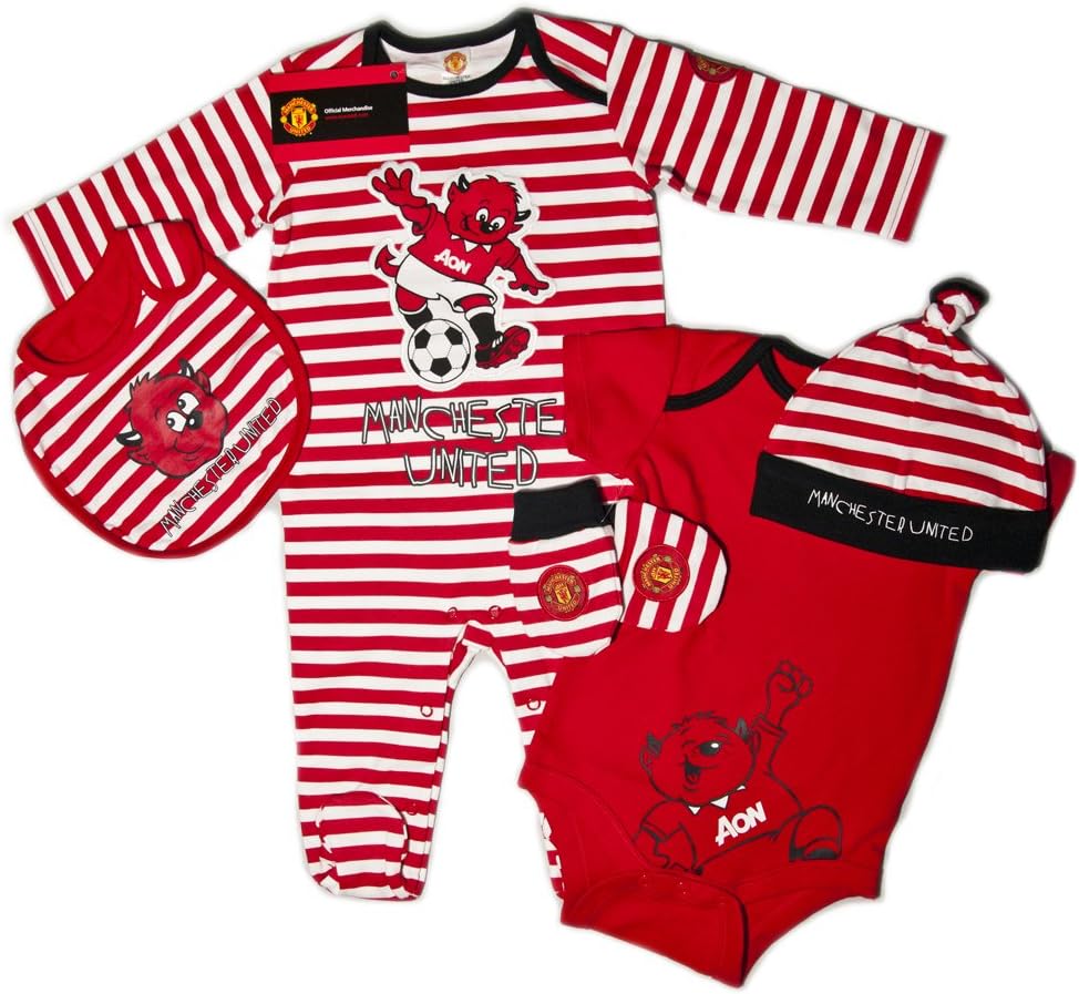 red and white striped sleepsuit