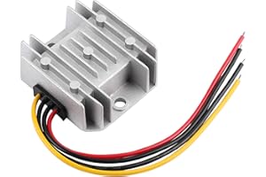 HOMELYLIFE Voltage Reducer DC 8V-40V to 12V 3A 36W Automatic Buck Boost Converter Step Down Up Regulator Waterproof Module Transformer for Golf Cart Club Car