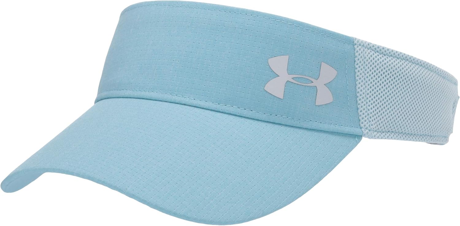 Under Armour Women's Launch Run Visor , Black (1)/Silver Reflective , One Size Fits All: Clothing
