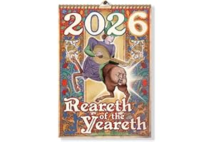 Reareth Of The Yeareth 2026 • Funny Medieval Butts Calendar 2026, 12 Months Of Sass & Whimsy, Humor Funny Illustrations, Gag 