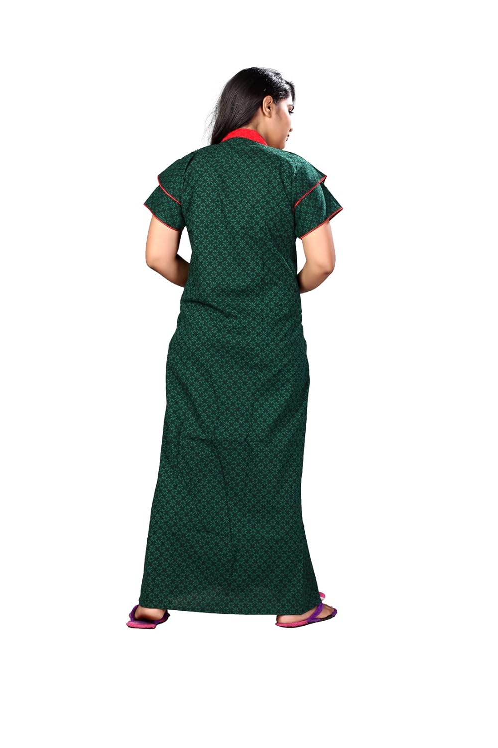 bailey women's cotton nighty, nightdress (free size)