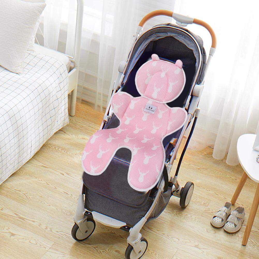 Chenut Tapis De Poussette Respirant Lit Bebe Tapis Mignon Tapis Bebe Enfant 3d Coussin De Siege De Voiture Pour Bebe En Tissu De Maille Frais Et Cool Pour Lete Bebe Puericulture
